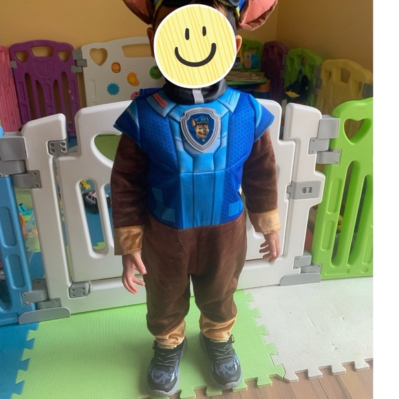 Paw patrol (chase) costume, used only once. Size 1-2y/o. - Picture 4 of 4